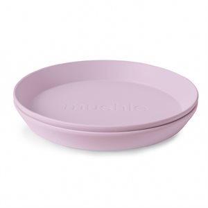 Mushie Dinner Plate - Round - Soft Lilac